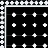 Winckelmans Klinker 15X15 Cm|Oktagonklinker|Klinker - Oktagon 15 x 15 cm svart