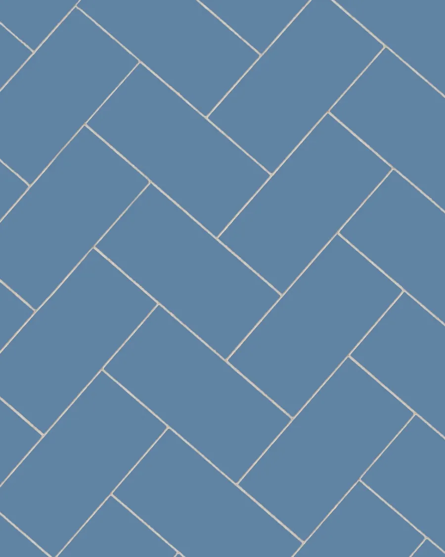 Winckelmans Klinkerfriser|Rektangulärt Klinker|Klinker - Rektangel 10 x 20 cm blå