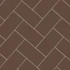 Winckelmans Klinkerfriser|Rektangulärt Klinker|Klinker - Rektangel 10 x 20 cm chokladbrun