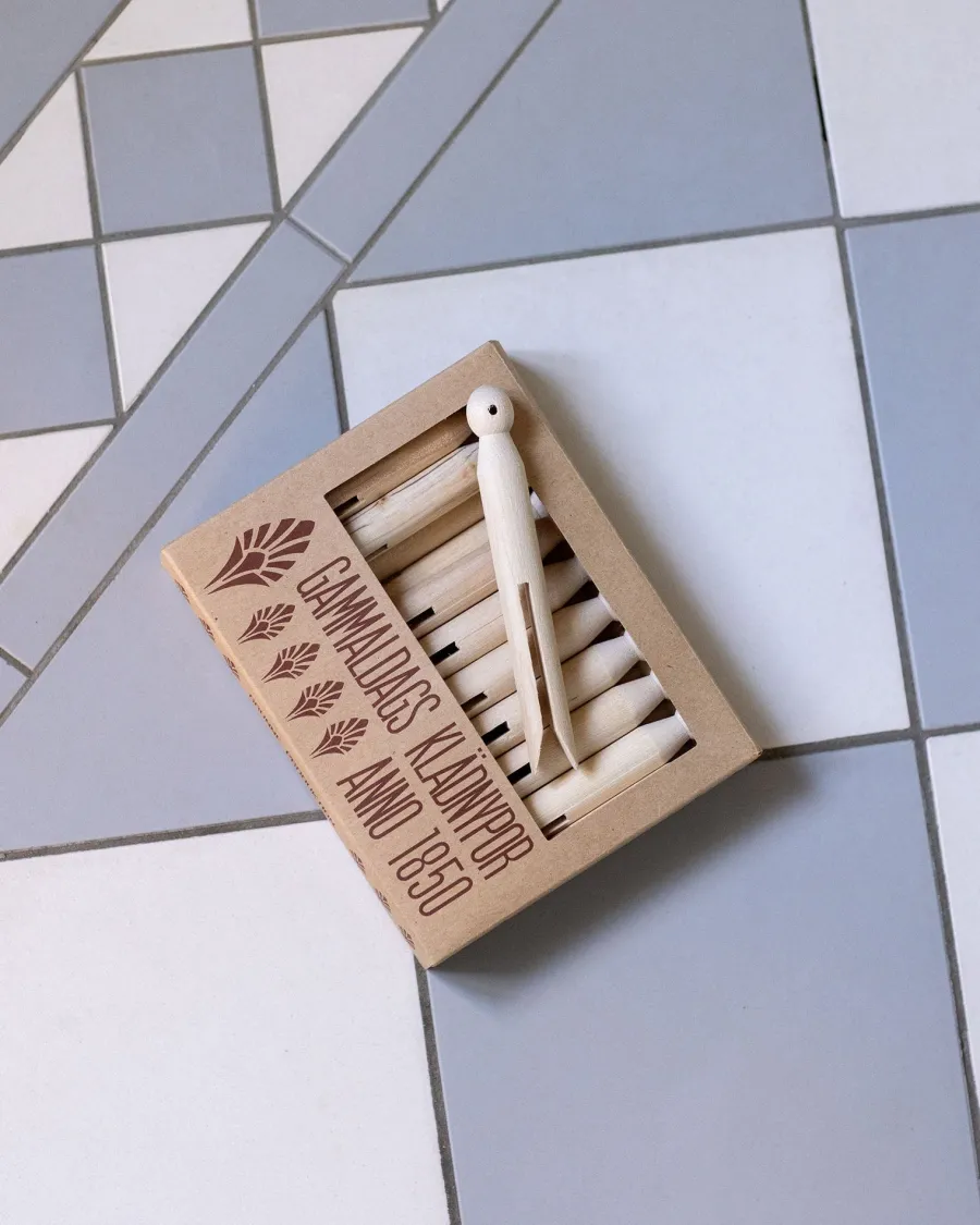Winckelmans Schackrutigt Klinker|Klinker Hall|Klinker - Schackrutigt 15 x 15 cm gråblå/vit