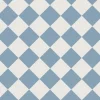 Winckelmans Schackrutigt Klinker|Klinker Hall|Klinker - Schackrutigt 10 x 10 cm ljusblå/vit