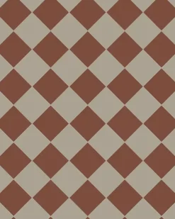 Winckelmans Schackrutigt Klinker|Klinker Hall|Klinker - Schackrutigt 10 x 10 cm ljusgrå/röd