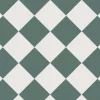 Winckelmans Schackrutigt Klinker|Klinker Hall|Klinker - Schackrutigt 15 x 15 cm mörkgrön/vit