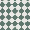 Winckelmans Schackrutigt Klinker|Klinker Hall|Klinker - Schackrutigt 10 x 10 cm mörkgrön/vit
