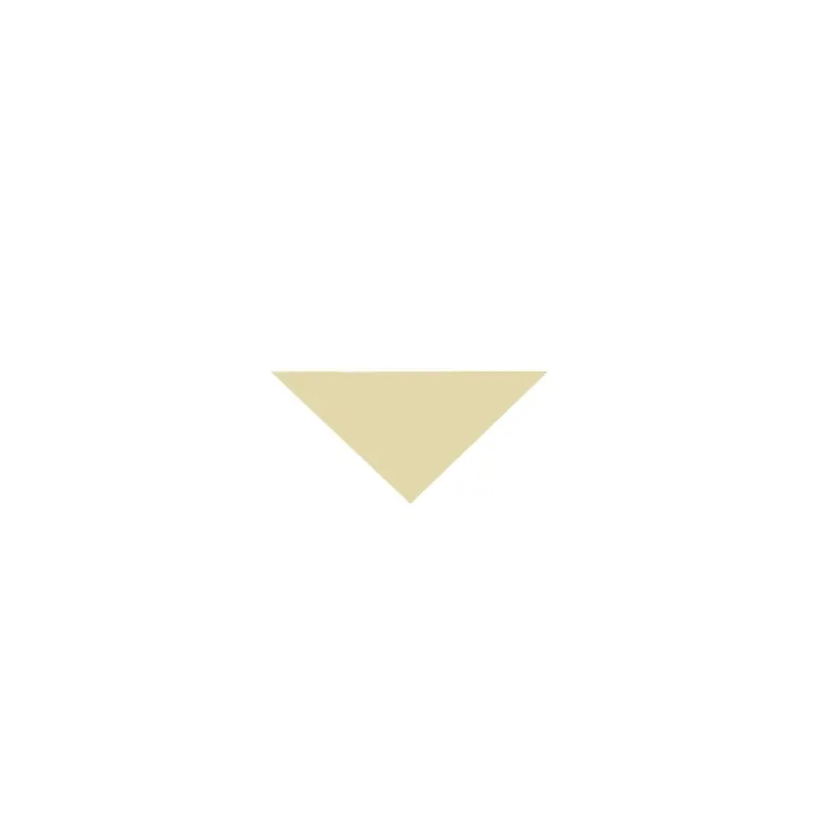 Winckelmans Klinker Hall|Klinker - Triangel 3,5/3,5/5 cm vaniljgul