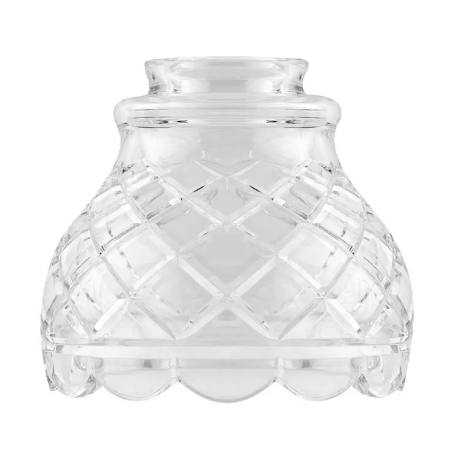 Karlskrona Lampfabrik Lampskärmar I Glas|Klockskärm d130 (f60/Slipat)