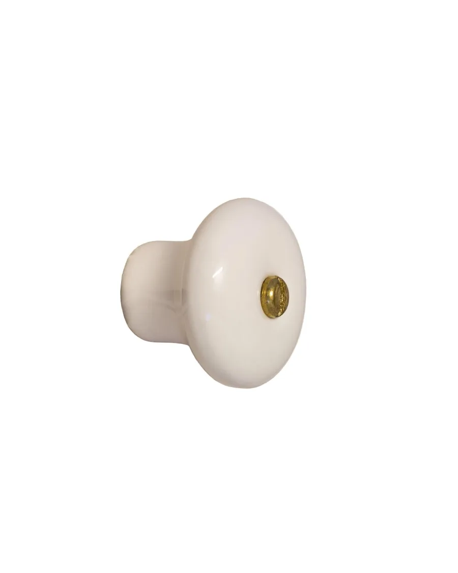NEXA TECHNOLOGIES Knoppar I Porslin|Möbelbeslag|Knopp - Porslinsknopp 36x28 mm