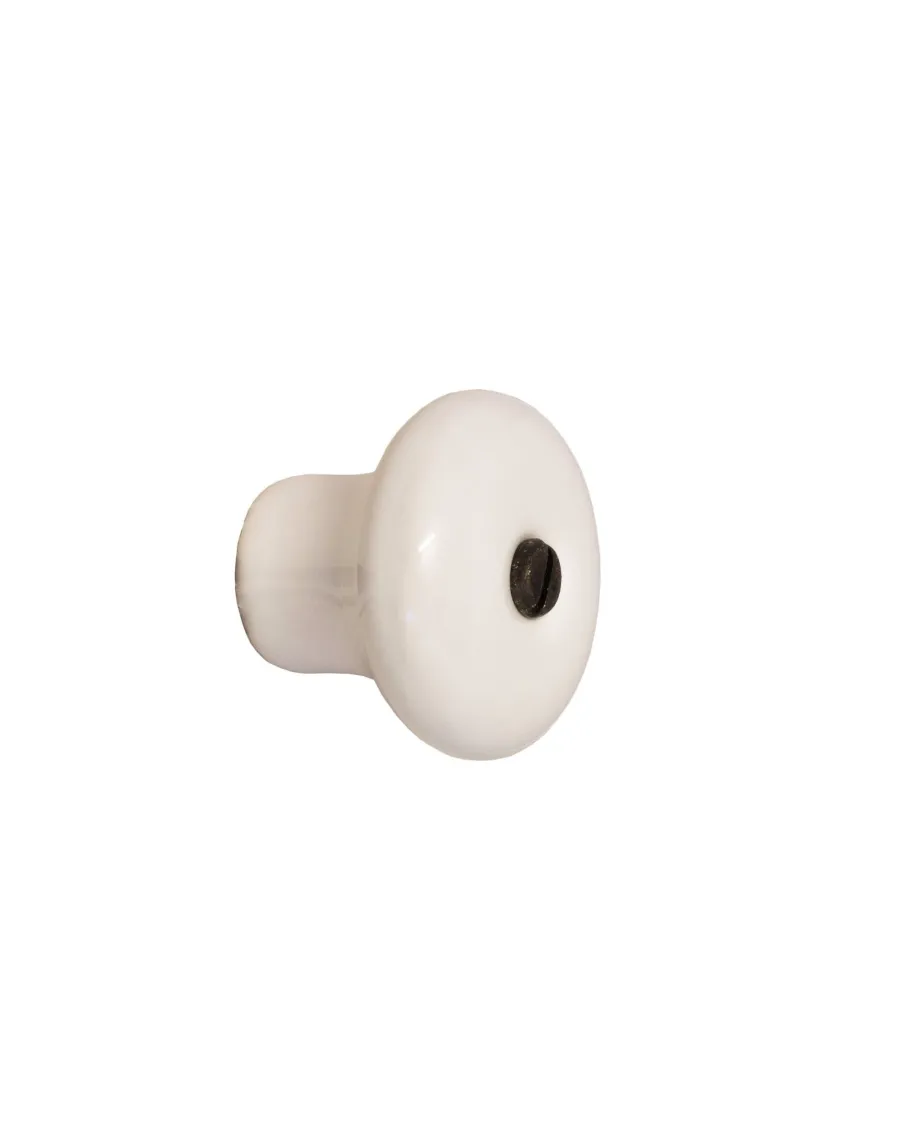 NEXA TECHNOLOGIES Knoppar I Porslin|Möbelbeslag|Knopp - Porslinsknopp 36x28 mm