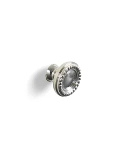 The deko style Knoppar I Nickel|Köksknoppar|Knopp - Pärlrand nickel
