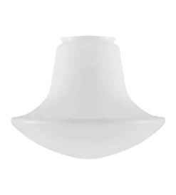Karlskrona Lampfabrik Lampskärmar I Glas|Konisk glob (f100/Vit)