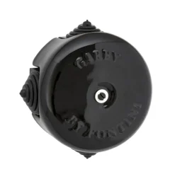 Fontini S.A. Utanpåliggande Kopplingsdosor|Kopplingsdosa - Svart porslin 72 mm