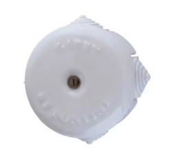Fontini S.A. Utanpåliggande Kopplingsdosor|Kopplingsdosa - Vitt porslin 72 mm