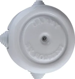 Fontini S.A. Utanpåliggande Kopplingsdosor|Kopplingsdosa - Vitt porslin stor 116 mm
