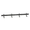 Bolin Smide AB Inredning I Smide|Smideskrokar|Kroklist smide - 4 krokar 60 cm
