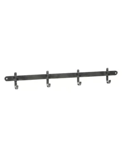 Bolin Smide AB Inredning I Smide|Smideskrokar|Kroklist smide - 4 krokar 60 cm