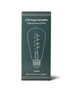 Lodan Lighting Led-Lampor E27|LED-lampa Sekelskifte - Edison 64 mm 270 lm