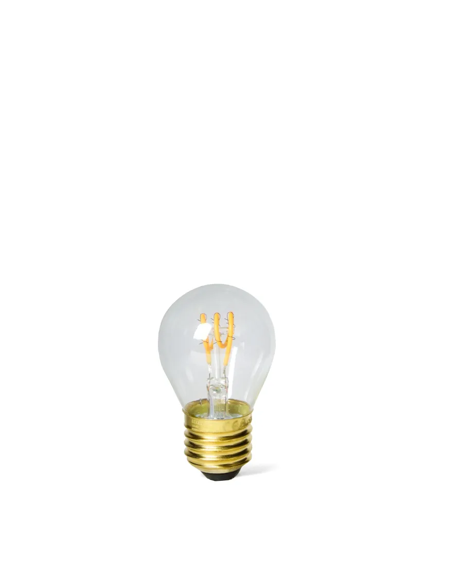 Lodan Lighting Led-Lampor E27|LED-lampa Sekelskifte - Liten rund 45 mm 120 lm