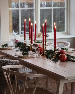 Liljeholmens Stearinfabriks AB Ljusstakar|Juldekoration|Liljeholmens Christinaljus - 8-pack röd