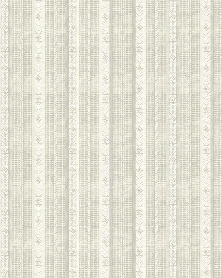 Lim & Handtryck AB Mönstrade Tapeter|Randiga Tapeter|Lim & Handtryck Tapet - Edit torv/beige