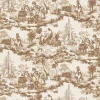 Lim & Handtryck AB Lim & Handtryck - Tapeter|Mönstrade Tapeter|Lim & Handtryck Tapet - Skeppsmotiv brun