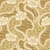Lim & Handtryck AB Lim & Handtryck - Tapeter|Mönstrade Tapeter|Lim & Handtryck Tapet - Tjolöholm brun/guld