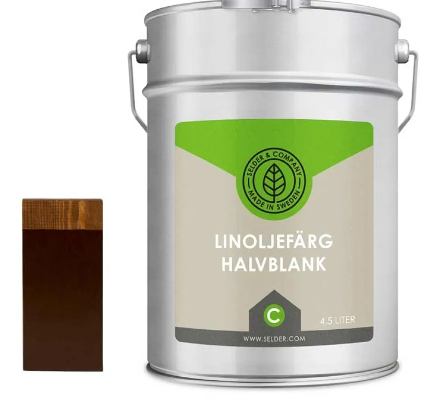 Selder & Co AB Selders Linoljefärg|Linoljefärg Selder & Co - Choklad