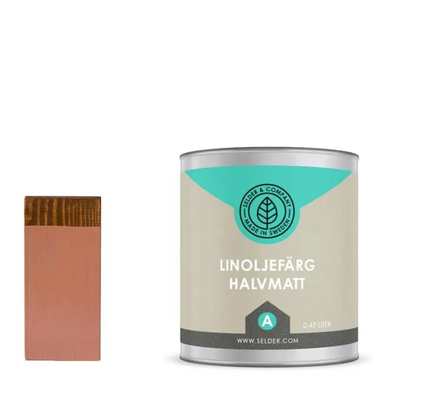 Selder & Co AB Selders Linoljefärg|Linoljefärg Selder & Co - Gammelrosa