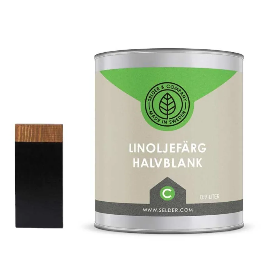 Selder & Co AB Selders Linoljefärg|Linoljefärg Selder & Co - Svart