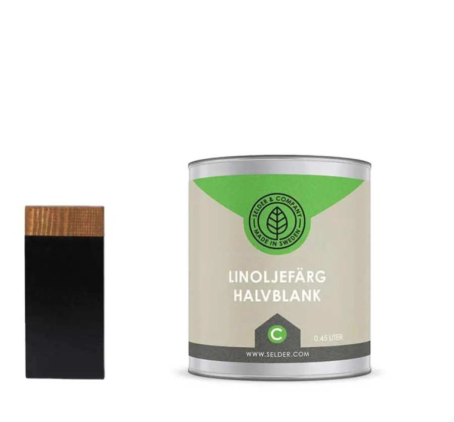 Selder & Co AB Selders Linoljefärg|Linoljefärg Selder & Co - Svart