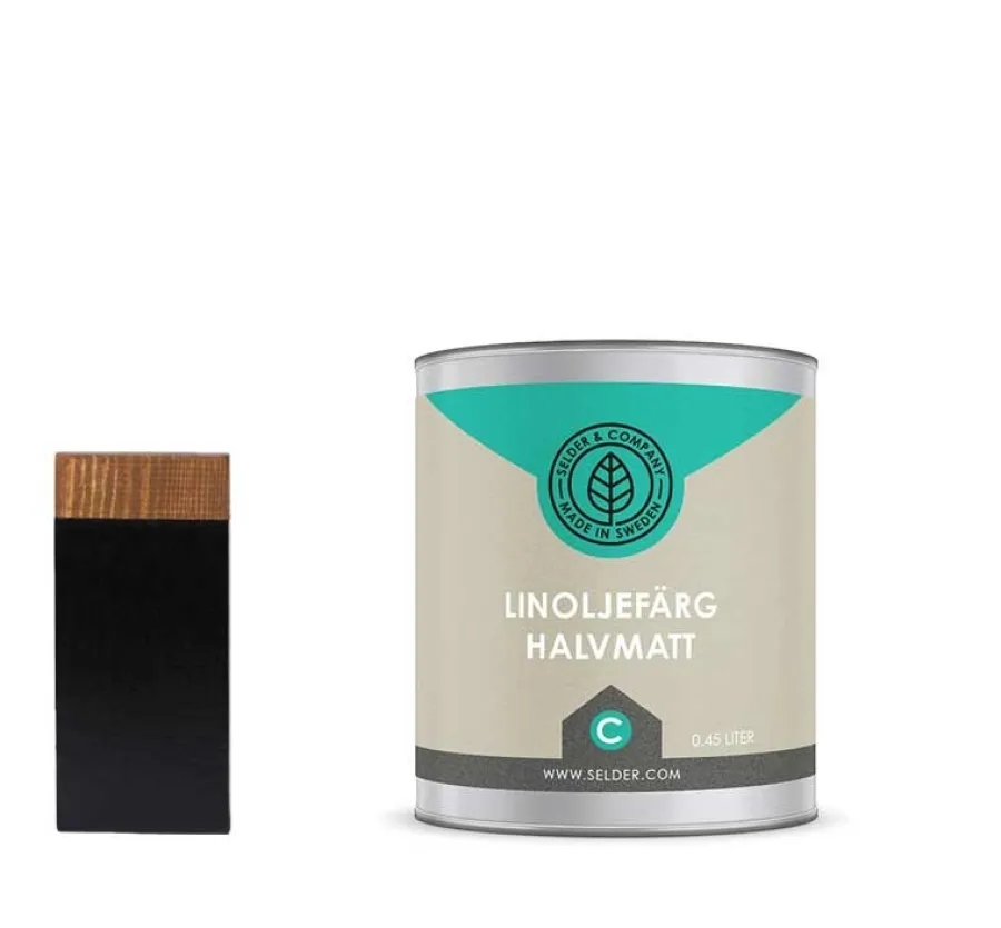 Selder & Co AB Selders Linoljefärg|Linoljefärg Selder & Co - Svart