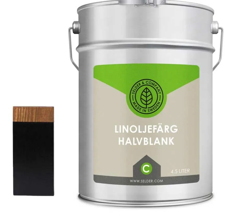 Selder & Co AB Selders Linoljefärg|Linoljefärg Selder & Co - Svart