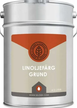 Selder & Co AB Selders Linoljefärg|Linoljefärg Selder & Co - Vit grund