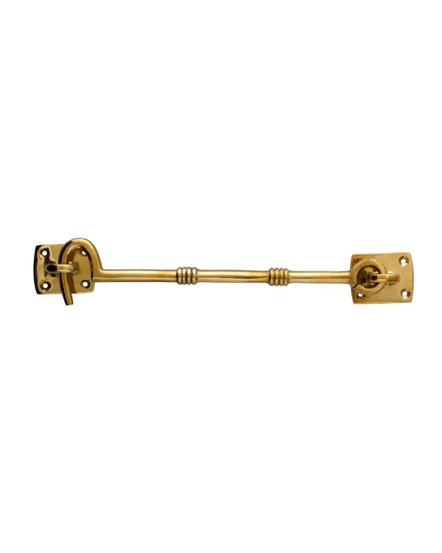 NEXA TECHNOLOGIES Gammaldags Lås|Haspar|Lång hasp mässing - Kasthake 250 mm
