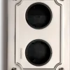 Fontini S.A. Utanpåliggande Kopplingsdosor|Metallbox utanpåliggande matt nickel vertikal - Fontini