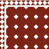 Winckelmans Oktagonklinker|Klinker Hall|Oktagonklinker - 15 x 15 cm röd/vit