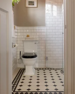 Winckelmans Oktagonklinker|Klinker Hall|Oktagonklinker - 15 x 15 cm vit/svart