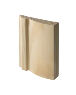 sekelskifte Provbitar - Trälister|Skurklossar/Fodersocklar|Provbit - Fodersockel - Gefle 25x105 mm