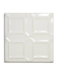 ADEX Vitt Kakel|Vitt Kakel|Provplatta - Kakel Victoria - Special 15 x 15 cm elfenbensvit