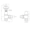 Arroll Limited Radiatorer|Ventiler & Vred|Radiatorventil termostat - Chelsea Svart nickel