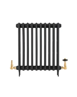 Arroll Limited Radiatorer|Ventiler & Vred|Radiatorventil termostat - York (vinklad) krom/trä