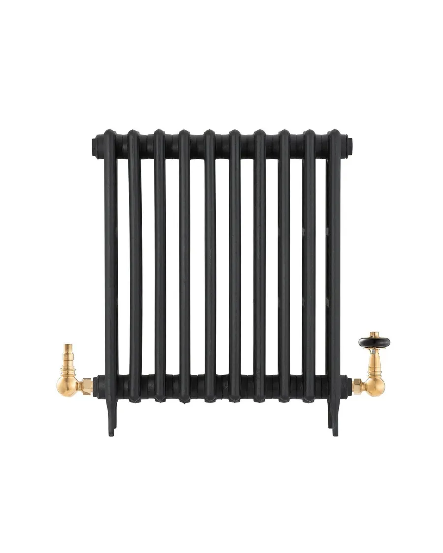 Arroll Limited Radiatorer|Ventiler & Vred|Radiatorventil termostat - York (vinklad) antikbehandlad/trä