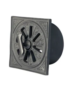 Josef Davidssons Eftr. AB Rosettventiler I Gjutjärn|Rosettventil - Svart aluminium Ø 145 mm