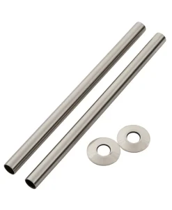 Arroll Limited Radiatorer - Tillbehör|Rörskydd/Rörmanschett till vattenrör - Borstat nickel