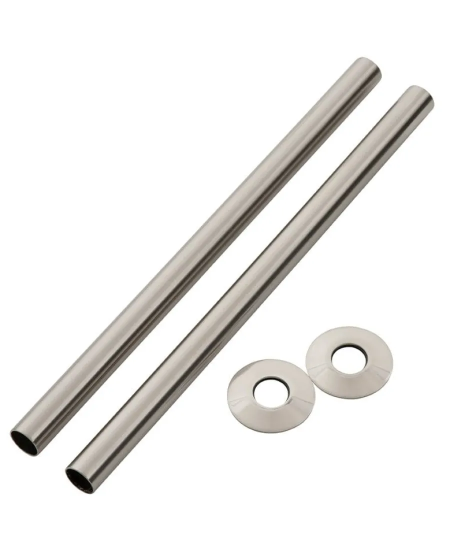 Arroll Limited Radiatorer - Tillbehör|Rörskydd/Rörmanschett till vattenrör - Borstat nickel