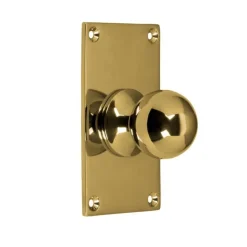 NEXA TECHNOLOGIES / NANDAN INTERNATIONAL Knoppar I Mässing|Köksknoppar|Rund knopp med bottenplatta - Mässing 40 x 70 mm