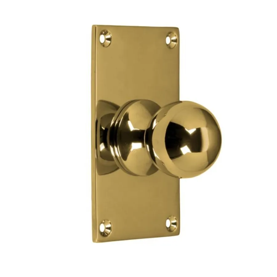 NEXA TECHNOLOGIES / NANDAN INTERNATIONAL Knoppar I Mässing|Köksknoppar|Rund knopp med bottenplatta - Mässing 40 x 70 mm