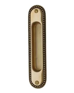 Becchetti Angelo Bal Srl Skjutdörrshandtag|Draghandtag|Skjutdörrshandtag - Sekelskifte mässing 158x36 mm