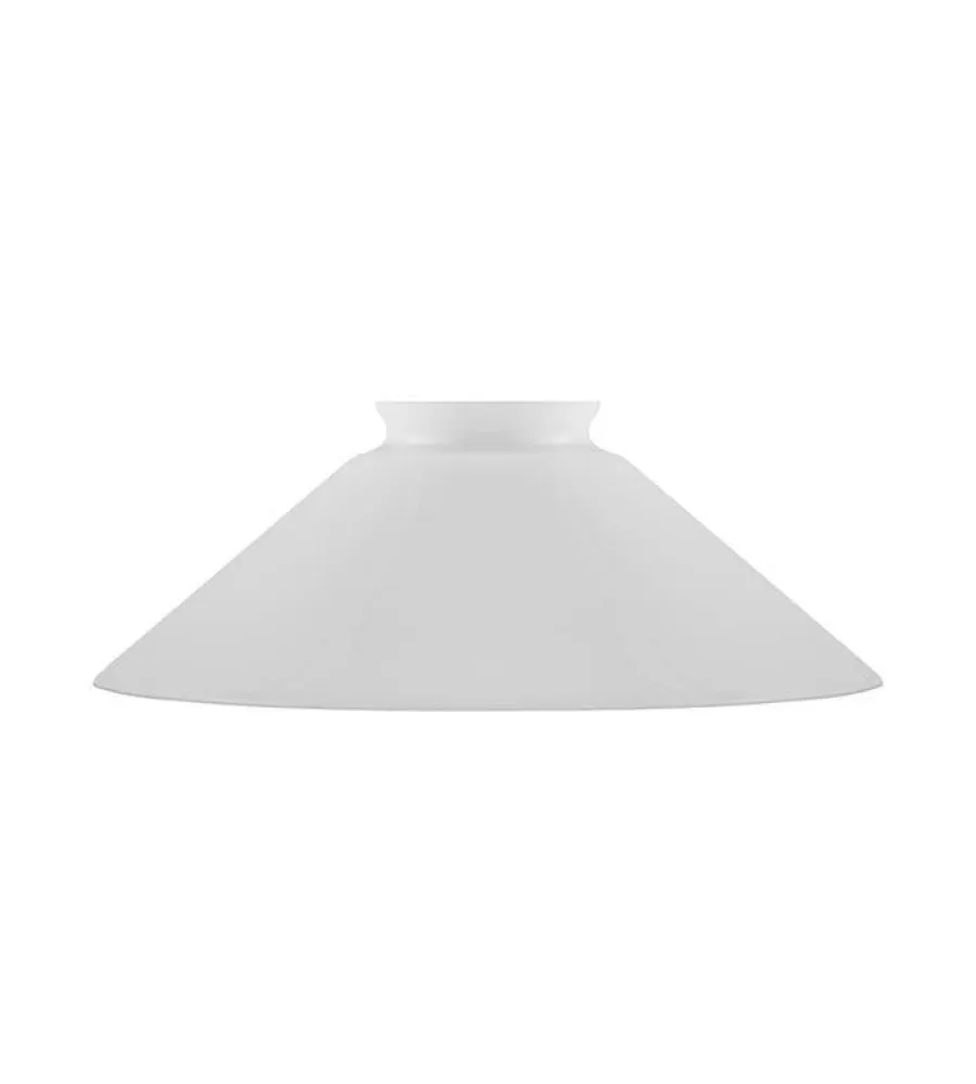 Karlskrona Lampfabrik Lampskärmar I Glas|Skomakarskärm d200 (f60/Vit)