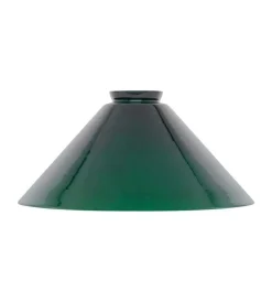 Karlskrona Lampfabrik Lampskärmar I Glas|Skomakarskärm d250-hög (f60/Grön)