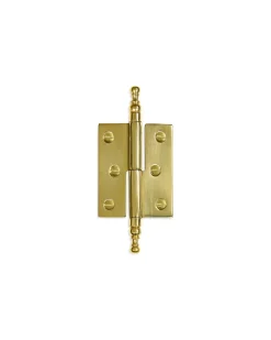 The deko style Gångjärn För Skåp|Gångjärn För Köksluckor|Skåpgångjärn - Knopp mässing 92 x 39 mm